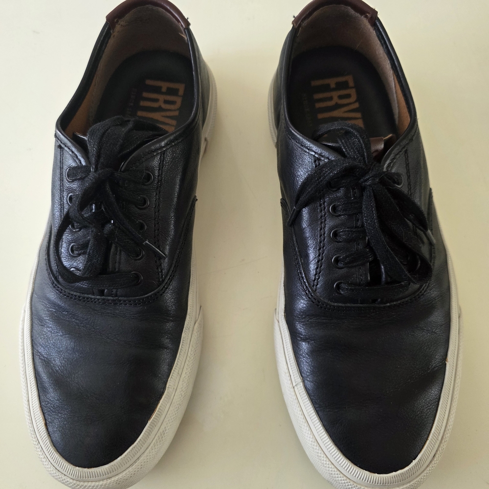 Frye Black Leather Men's Shoes